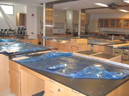 Installation Criteria Installation of Tops Epoxy resin tops should be installed when temperatures in the space or room where they are to be installed are