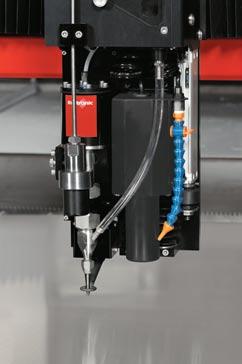 Thanks to a CNCcontrolled drill spindle, expensive fiber-reinforced composites and other materials can be pre-drilled, which effectively prevents delamination.