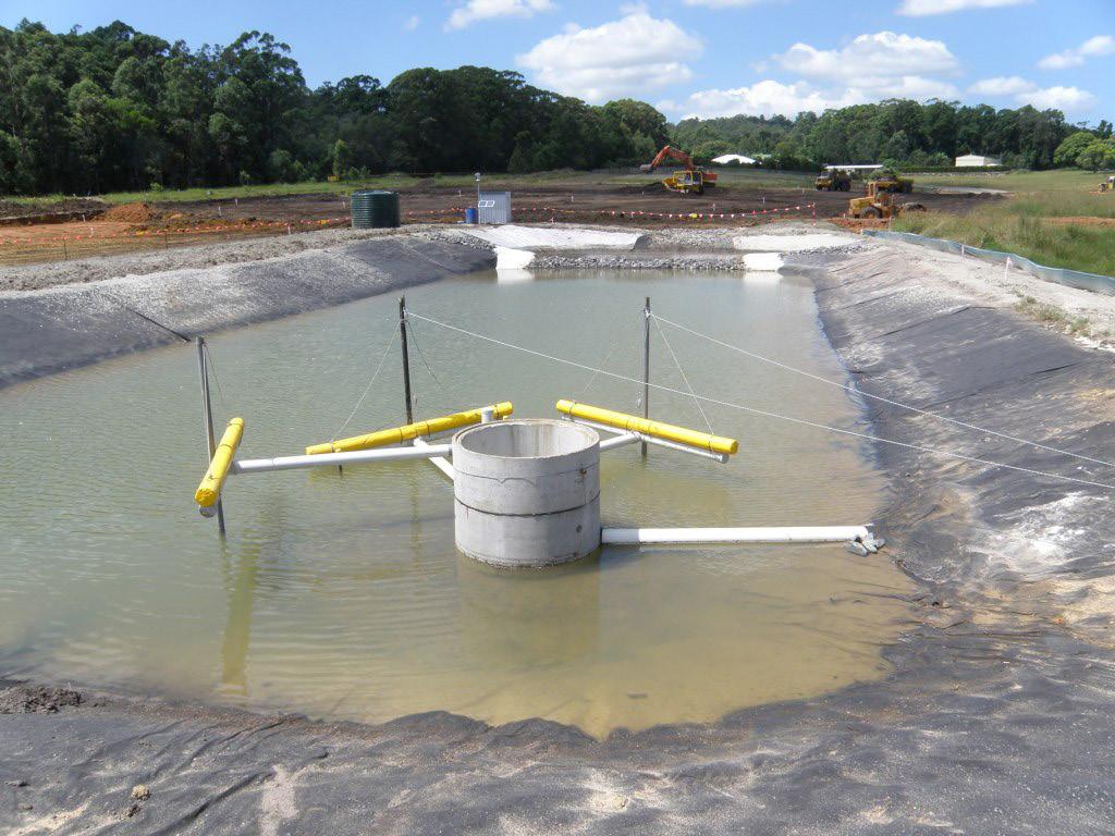 2.4. Minimise sediment release Sediment basins for construction sites are designed to capture (for subsequent treatment) all the runoff from a typical design storm event.