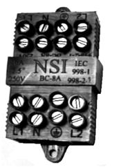 TERMINAL CONNECTOR (1 to 4) Model BC - 421 Model TC - 555 Current 16A