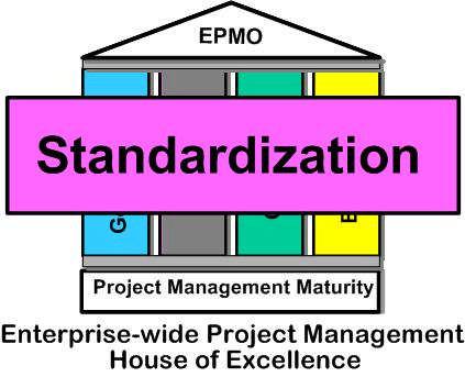 Develop Standards Establish Project Business Management Standards including: policies, procedures, processes, tools and templates that will be commonly applied to all enterprise portfolios, programs,