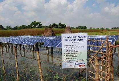 Success Story 2: Adaptation in Rice Irrigation: 30 Acre Rice irrigation by solar pump Project Description:
