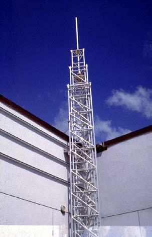 back-up communications towers, all accessible from upper