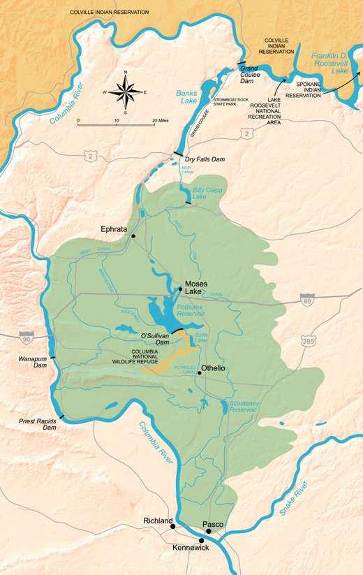 Columbia Basin Irrigation Project Original size: 1,029,000
