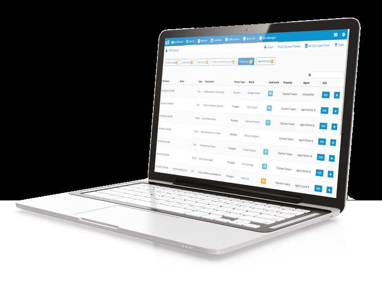 RENTCafé CRM Our end-to-end leasing and customer relationship management solution allows you to conduct prospect and resident services from your tablet or desktop, with instant real-time data from