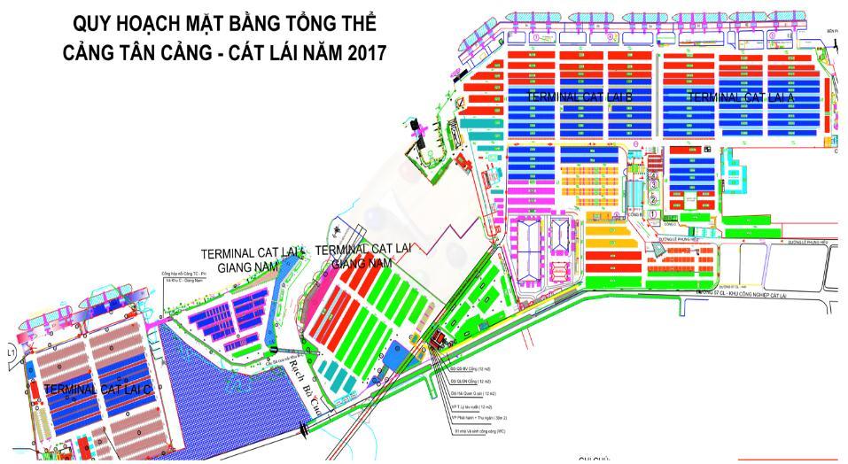 B A Cat Lai - Giang Nam Area Cat Lai Terminal C (Tan Cang - Phu Huu) opening 28 Jul 2016 C