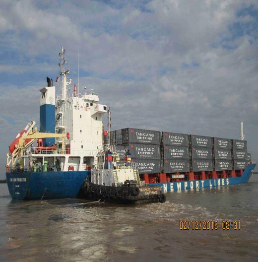 Fleet (Vessel Capacity: 700 teu): M/v Tan Cang Pioneer M/v Tan Cang Foundation M/v Tan Cang Glory M/v Tan Cang Victory Operate 4 voyages/ week Hai