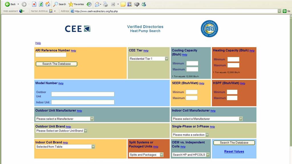 CEE Directory of ARI-Verified