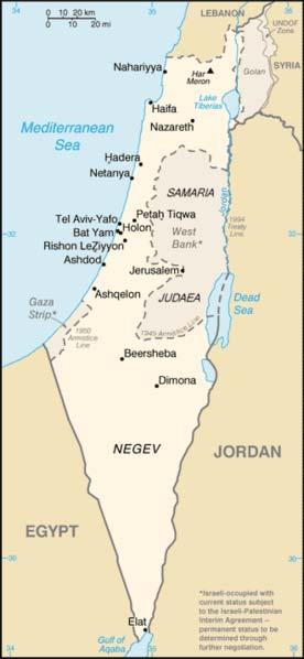 5.8 Palestinian Territories Palestinian Territories are made up of two geographical regions, Gaza Strip and the West Bank, which are separated by Israel.