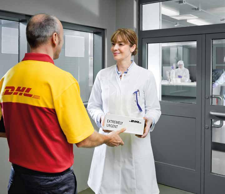 5 PRIORITY SERVICE AND PEACE OF MIND All DHL MEDICAL EXPRESS shipments are treated with the highest priority throughout our network: From the time it is collected, your shipment is handled as a