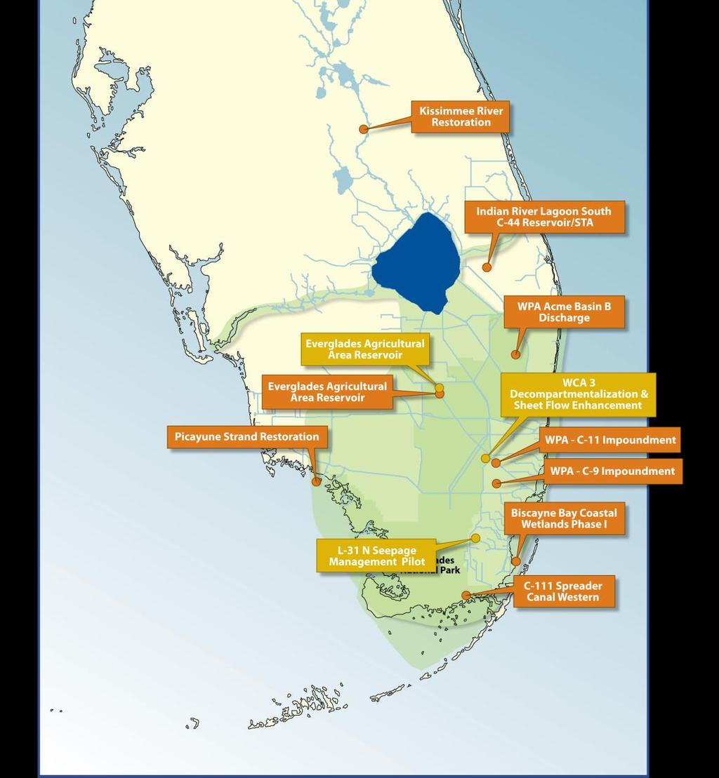 Comprehensive Everglades Restoration Plan Moving Forward Central Everglades Planning Project Streamlined planning effort to get projects in the heart of the Everglades system readied for