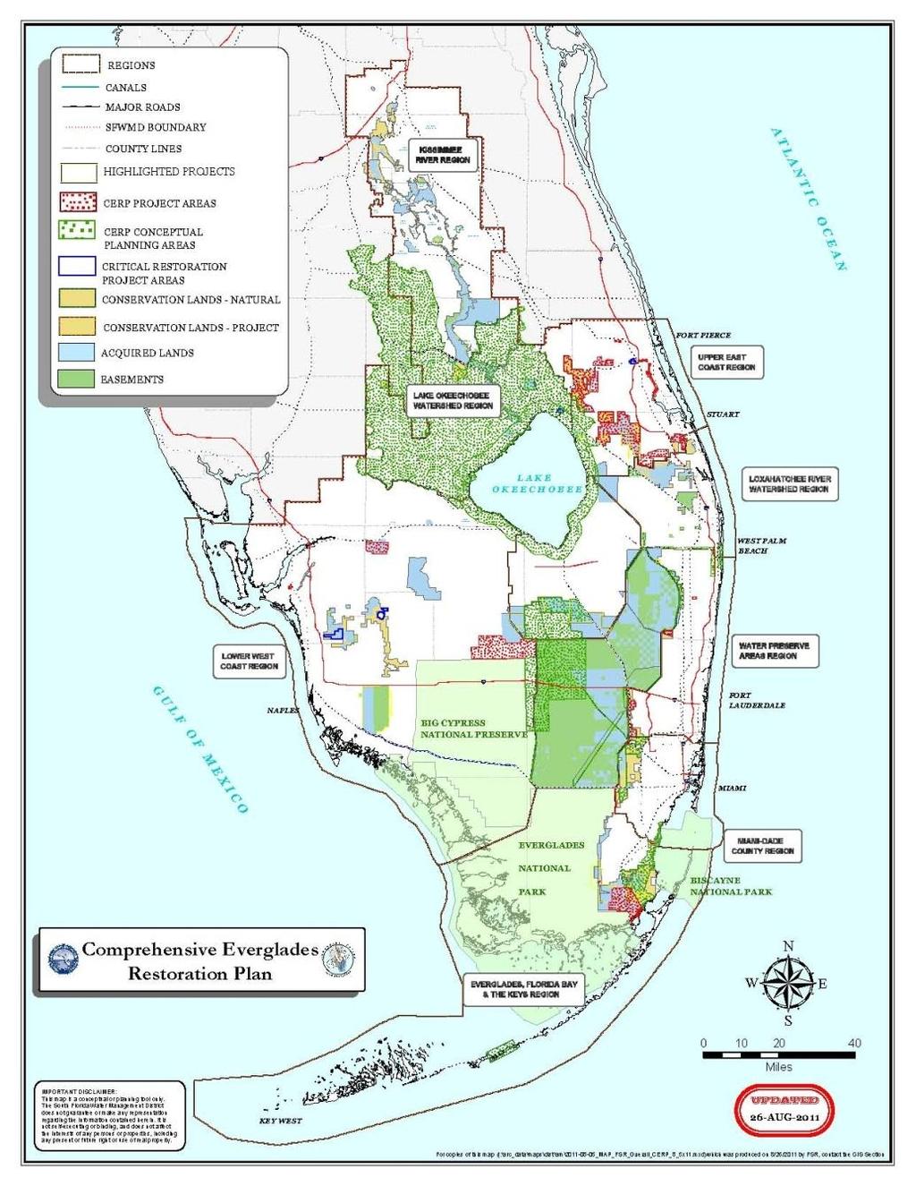 State Projects and Programs Habitat Restoration Northern Everglades and Estuaries Protection