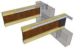 ABC Construction Details A MASONRY WALL RESTRAINT PERPENDICULAR TO JOIST A MASONRY WALL RESTRAINT PARALLEL TO JOIST Thin metal
