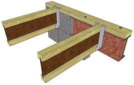 Building Designer) C C I-JOIST TO SOLID BEAM CONNECTION Top mount hanger Face mount hanger Glulam beam Face mount hangers which do not laterally support