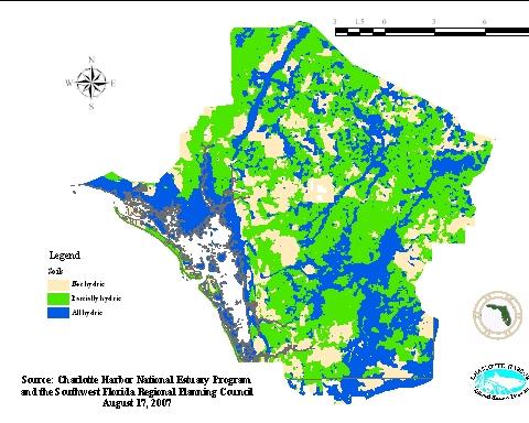 Soils Soils in the Estero Bay Watershed are typically hydric or partially hydric (see Figure 9).