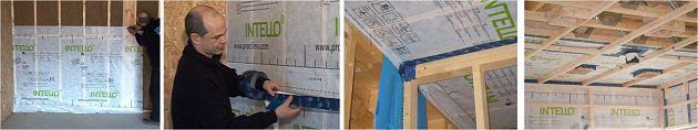 Airtightness: Timber Frame Structure When constructing a timber frame passive house there are two methods of achieving airtightness which are commonly used: 1.