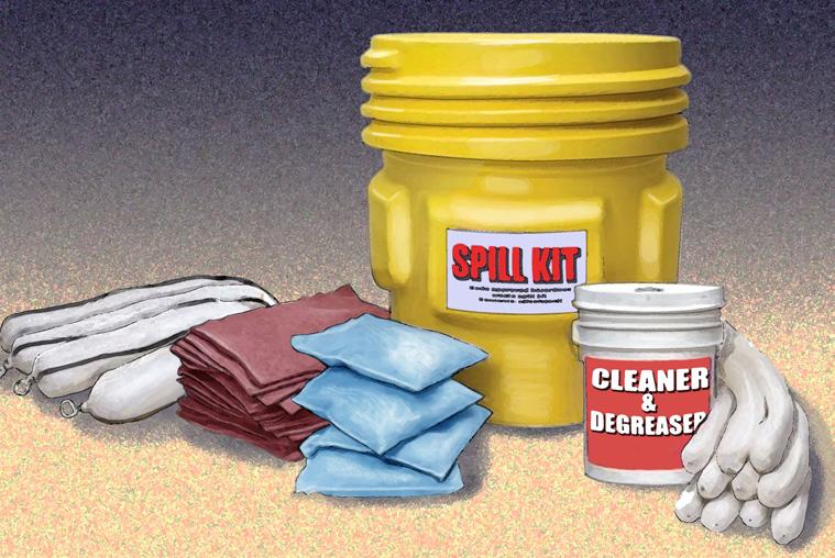 Apply caution and control when transferring liquids to minimize spill potential. Have clean up materials easily accessible.
