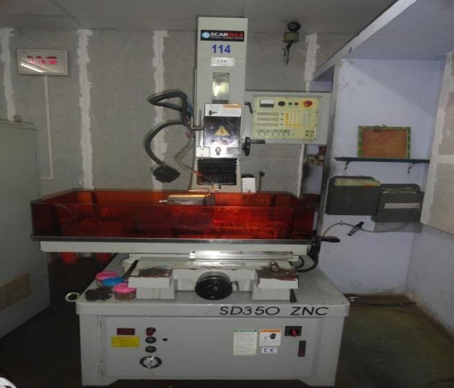 1.4.1 EDM PRINCIPLE AND SET UP OF DRILING MACHINE: In Electrical Discharge Machining, metal is removed by producing powerful electric spark discharge parameters are measured by analysis of variance