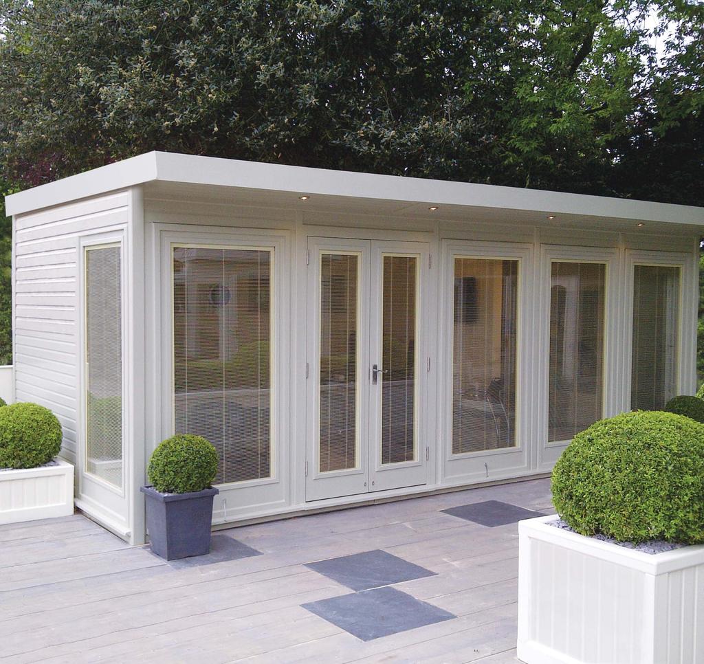 20 x 10 Hanley with at roof the Hanley A garden room with a contemporary feel.