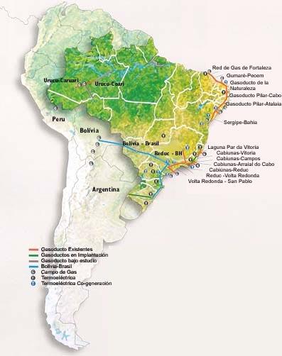 New scenario Economic growth/stability in Brazil Bolivia/Brazil gas pipeline and others gas pipelines Marketing opening for exploration Privatization