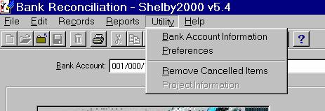 Note: You will need to install Shelby V5.5 with the new activation key provided to you with the purchase of Cross Check. Contributions/Donor and Gifts/Remittance 1.