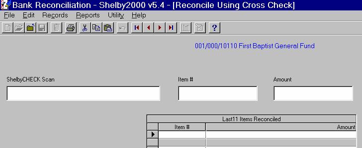 Implementing Cross Check in your Shelby Software 3.