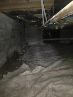 (Structure continued) Crawlspace If the clearance from the ground to the bottom of the joists is less than 36", or other adverse conditions exist, the inspector is