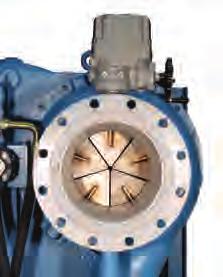 Backward-leaning impeller design can be effectively controlled for optimum air flow and highly-efficient air compression.