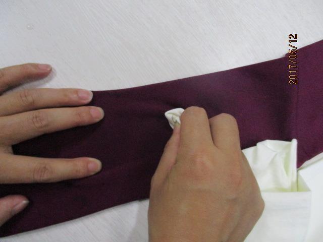 Rub test - to check the color fastness of the fabric.