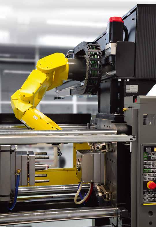 Roboshot and FANUC robots Designed for easy automation Thanks to its versatile design and easy all-round accessibility, FANUC Roboshot offers all the benefits of smart automation on a small footprint.