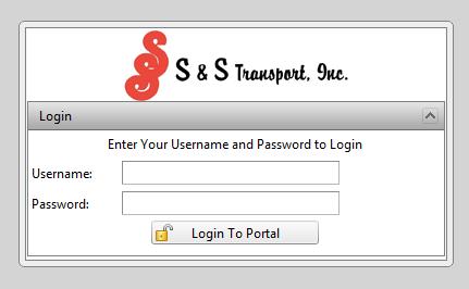 S&S Transport, Inc. Online Scheduling Login: Portal.sstransport.com Or try Portal.sstransport.com/Login.aspx Customers must have an S&S sign them up for an account.