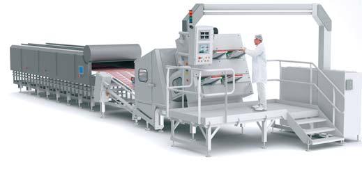 Polyslicer 1000 compact slicer for deli products at up to 1500 rev/min.