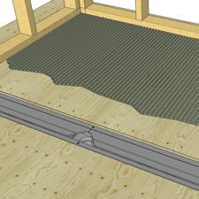 Single Slope Shower Pan Installation Guide Before Installing your HYDRO-BLOK Shower System If the edge of the shower pan is higher than the floor plate 2" x 4" on any side, another 2 x 4 must be