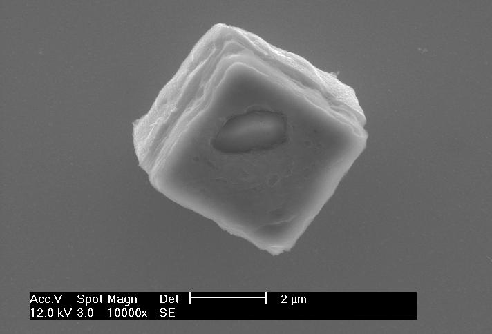for 60 minutes Figure 44 SEM image of a TiN particle in the