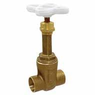 Lead-Free * Bronze Gate Valves Silicon Performance Bronze alloy screw-in bonnet rising stem conforms to MSS SP-139 solid wedge NSF/ANSI-61-8 commercial hot 180 F (includes annex F and G) and