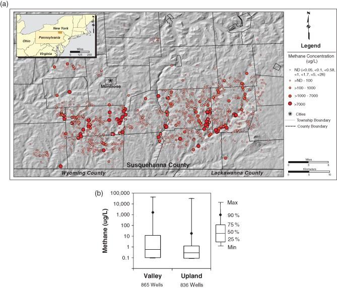Methane is ubiquitous in PA groundwater