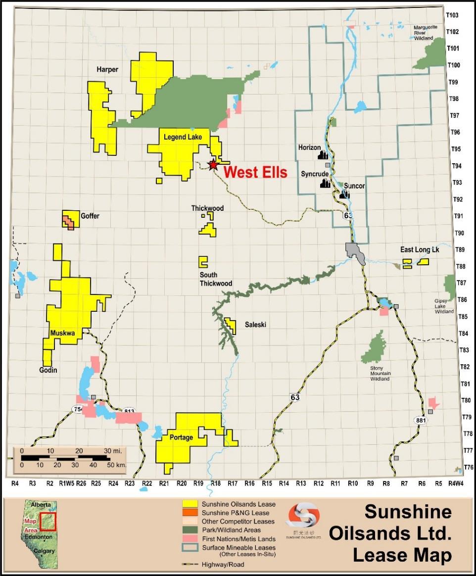 Overview With almost 1,000,000 acres of oil sands and PNG leases, Sunshine holds current