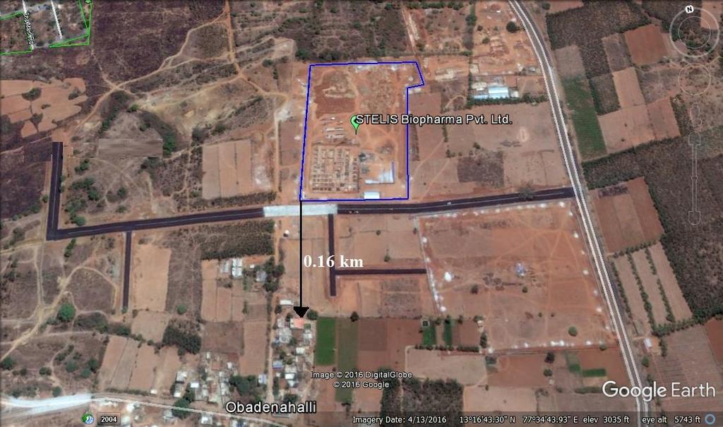 3. Project Description 3.1. Type of project including interlinked and interdependent project, if any. Not applicable 3.2. Location with coordinates. Figure: Areal view of the proposed project site 3.