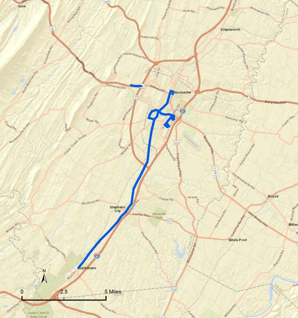 Project Reference Number: StauN2 Short Project Description: Provide funding and technical assistance for projects that address limited transit service from Winchester to multiple areas within