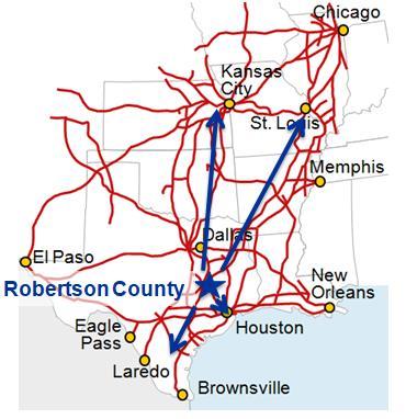 Strategic Location Supports growth and service excellence Crossroads of Texas convergence of seven Union Pacific lines Strategically sited to