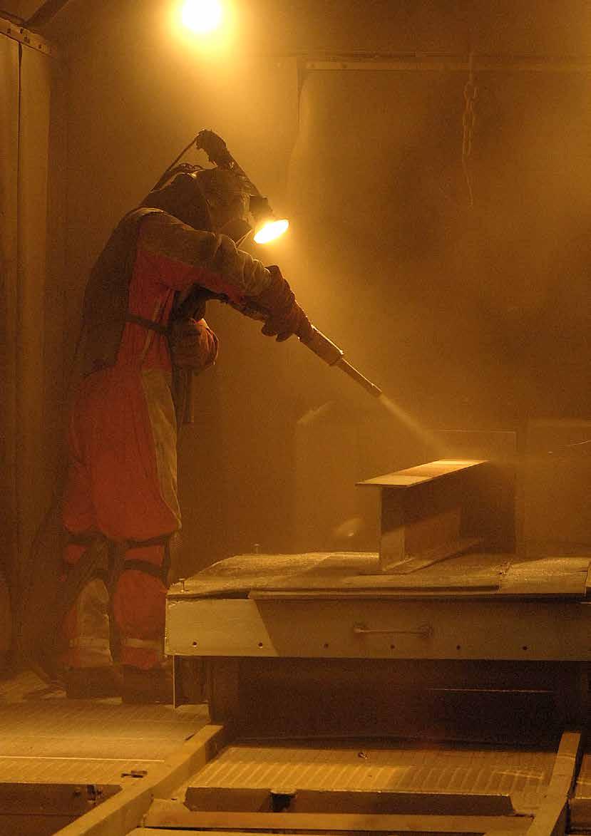 ABRASIVE BLAST CLEANING OPERATIVE The student will conduct a number of theoretical training sessions before conducting the practical training and assessments: Personal protective equipment Breathing