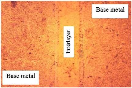 Base metal [Akbar* 5(7): July, 2018] ISSN 2349-4506 Figure (4) Optical microscope of bonding joint. Figure (5) Scanning electron microscope of bonding joint.