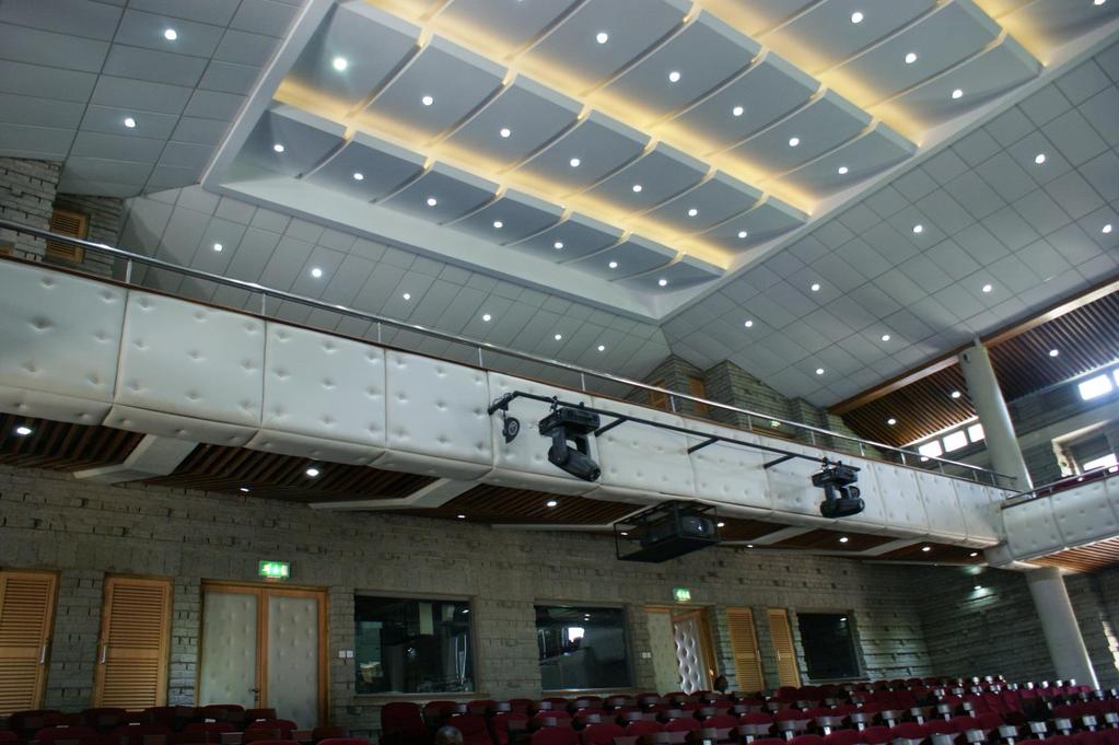 Acoustic ceiling and sound