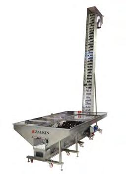 oriented caps g Single or multiple tracks g For distributors floor mounted or on a platform g For complex-shaped oriented caps and/or large conveying distances Cap feed elevators Our cap feed