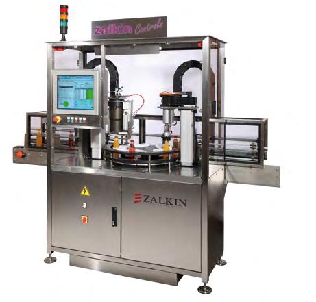 Quality control and customer assistance Stand-alone single-head machines Single-head capping machines can seal, screw and push on caps at speeds ranging from 600 to 3,500 caps per hour (depending on