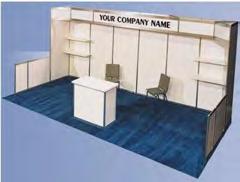 Advance Order Discount Deadline: March 29, 2018 Plan A: 10 N-Line Option Includes: Hardwall Panels Carpet (1) side chair (1) counter (2) shelves Header Labor to Install & Dismantle Qty Item Advance