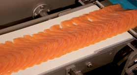 The weight and the volume of each fillet is analysed to calculate the best possible cutting profile to match the specified end product, resulting in high-quality products within the target weight.