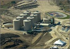 The Huckabay Ridge facility began full commercial production of pipeline-quality biogas in January. Credit: Environmental Power Corp.