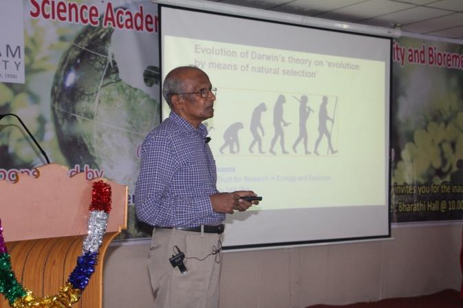 diseases, degradation of wastes, harmful chemicals, Production of food and fuel, etc. His lecture was very useful for the participants and has raised their queries, he has explained clearly.