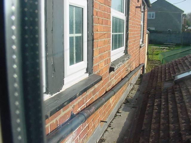 Roof window Flaking paintwork to window sills Timber windows sills and surrounds to plastic